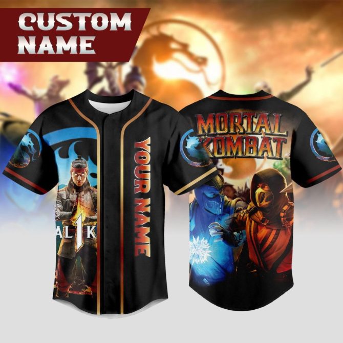Custom Mortal Kombat Jersey - Personalized Gamer Shirt With Iconic Characters