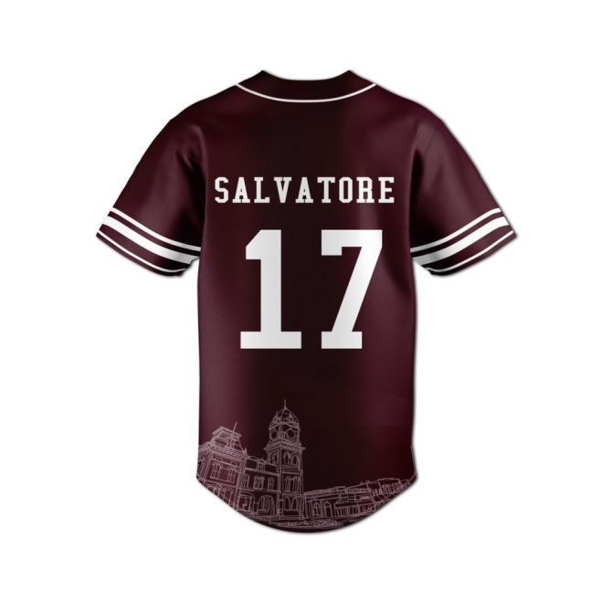 Customizable Mystic Falls Timberwolves Jersey - Add Your Name & Number! - Image 2