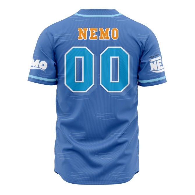 Finding Nemo Tank Gang Baseball Jersey - Fun & Stylish Blue Shirt For Fans - Image 3