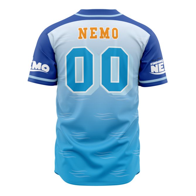 Finding Nemo Tank Gang Baseball Jersey - Ocean Blue, Fun Graphic Tee For All Ages - Image 3
