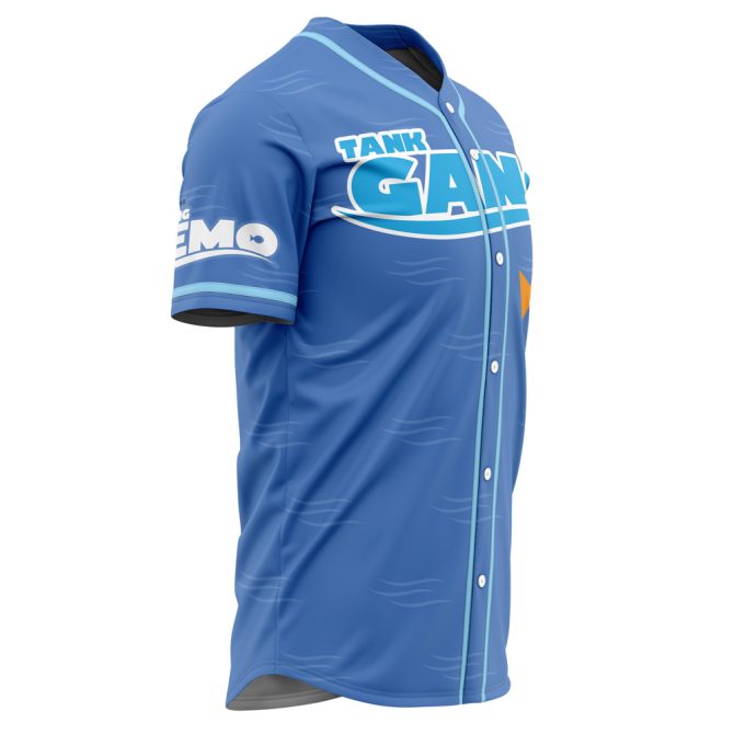Finding Nemo Tank Gang Baseball Jersey - Fun & Stylish Blue Shirt For Fans - Image 2