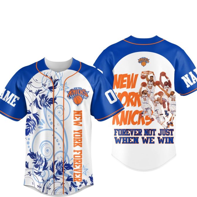 Custom New York Knicks Jersey - Personalized Name & Number, Unique Design - Image 4