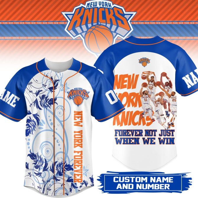 Custom New York Knicks Jersey - Personalized Name & Number, Unique Design