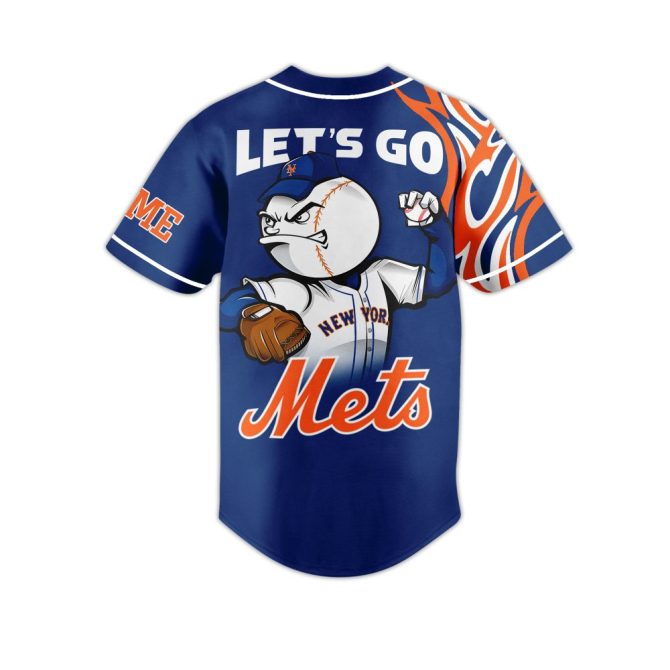 Customizable New York Mets Jersey - Stand Out With Personalized Fan Gear! - Image 3