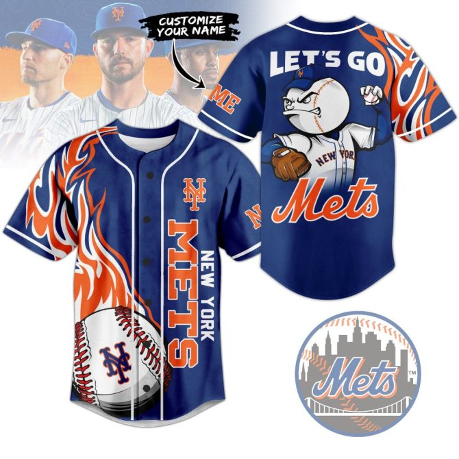 Customizable New York Mets Jersey - Stand Out With Personalized Fan Gear!