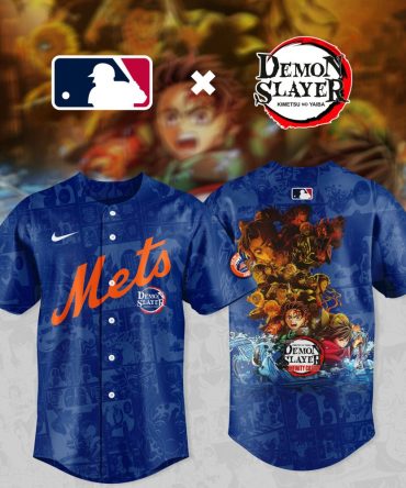 Limited Edition Mets X Demon Slayer Jersey – Exclusive Mlb Anime Collaboration