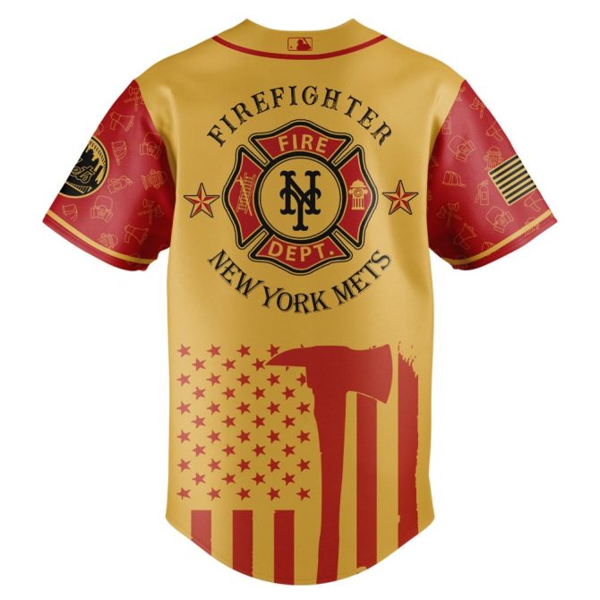 Honor Heroes: Ny Mets Firefighter Appreciation Jersey – Limited Edition - Image 3