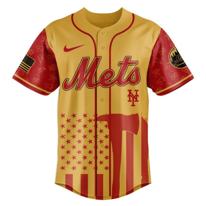 Honor Heroes: Ny Mets Firefighter Appreciation Jersey – Limited Edition - Image 2