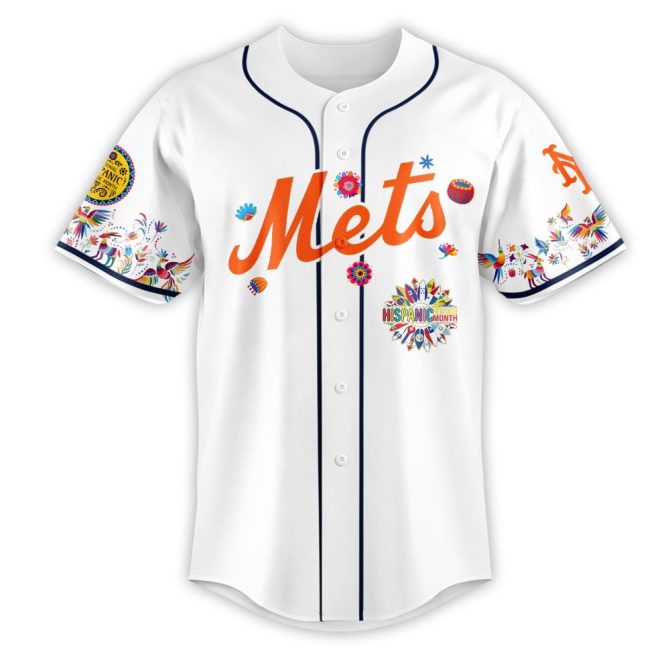 Celebrate Diversity: Limited Edition Mets Hispanic Heritage Jersey - Vibrant Design! - Image 2