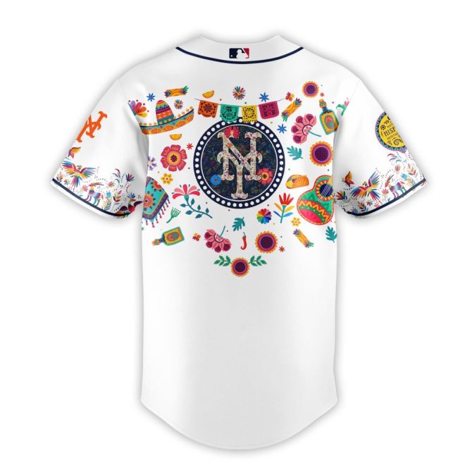Celebrate Diversity: Limited Edition Mets Hispanic Heritage Jersey - Vibrant Design! - Image 3