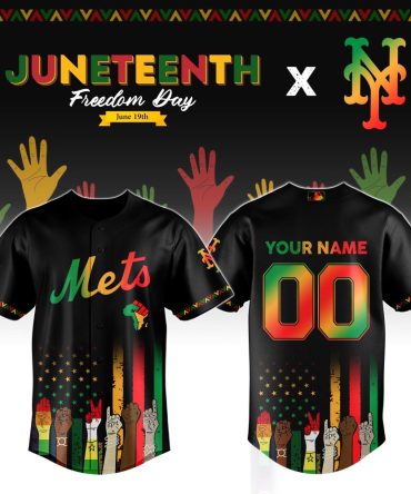 Custom Juneteenth Mets Jersey - Celebrate Freedom In Style! Personalize Now!