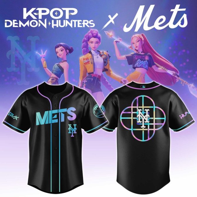 K-Pop Demon Hunters X Mets Limited Edition Jersey - Trendy & Unique