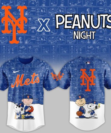 Limited Edition Mets X Peanuts Night Baseball Jersey – Celebrate In Style!