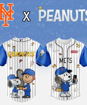 Ny Mets X Peanuts Limited Edition Jersey – Snoopy & Charlie Brown Fun!