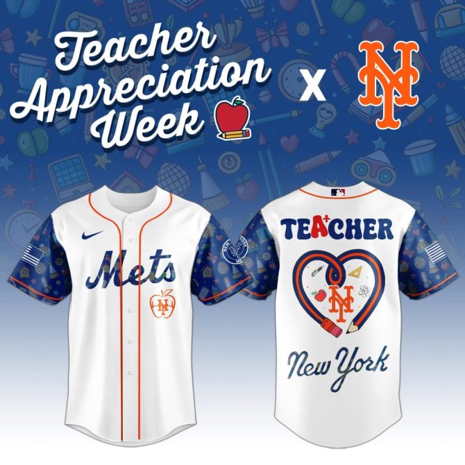 Celebrate Teacher Appreciation: Custom New York Baseball Jersey - Perfect Gift!