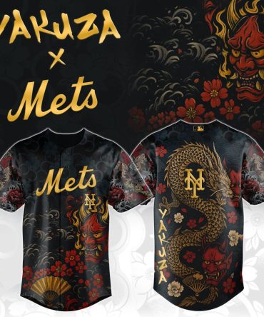 Limited Edition Yakuza X Mets Dragon Jersey – Bold Style, Unmatched Design