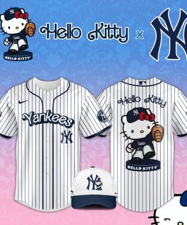 Hello Kitty X Yankees Baseball Jersey & Cap Set - Limited Edition Fan Gear