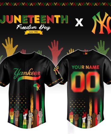 Celebrate Juneteenth With Customizable Freedom Day Baseball Jersey – Vibrant Design & Personalization!