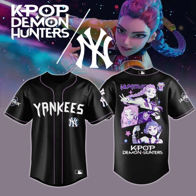 Kpop Demon Hunters X Yankees Jersey – Limited Edition Anime Style Baseball Shirt