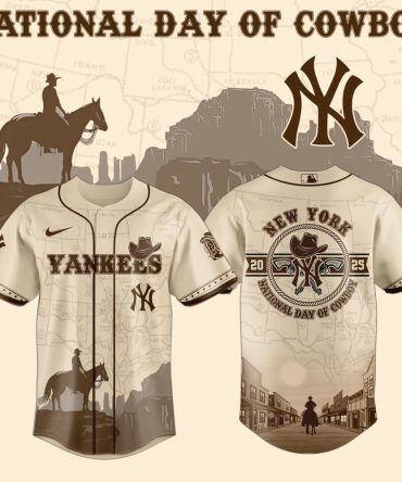 Celebrate In Style: National Day Of Cowboy Yankees Jersey - Limited Edition 2025