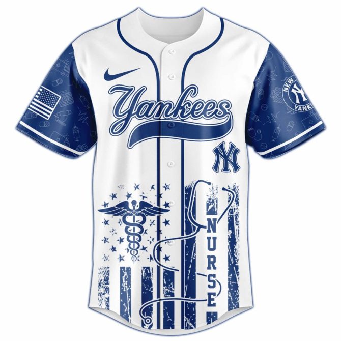 Celebrate Nurses Night 2025 With Exclusive Ny Yankees Jersey – Perfect Gift For Healthcare Heroes! - Image 2
