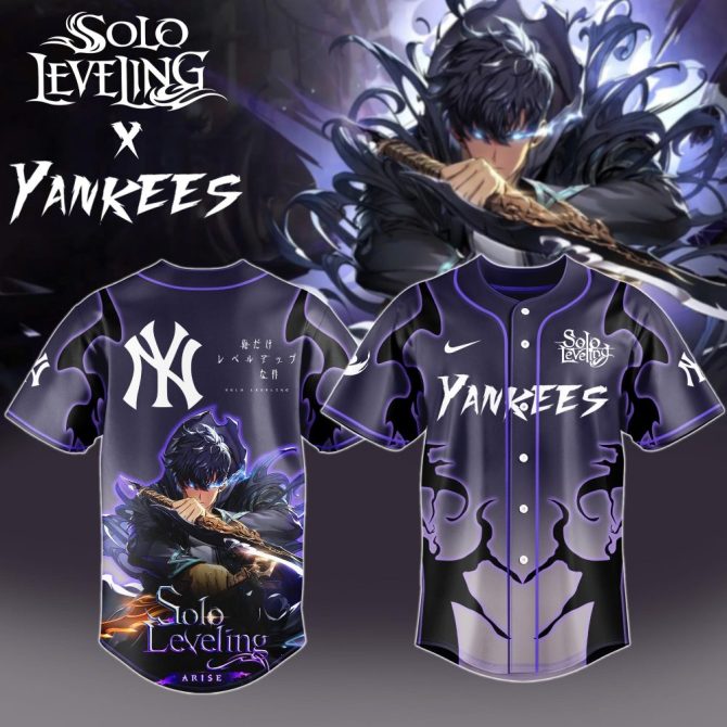 Exclusive Solo Leveling X Yankees Jersey - Anime Fan Limited Edition Gear