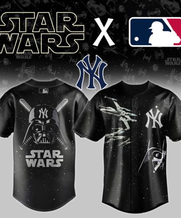 Star Wars X Mlb Yankees Jersey - Limited Edition Darth Vader Design