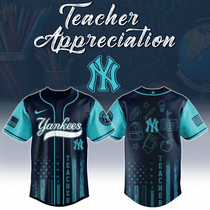 Celebrate Educators: Yankees Teacher Appreciation Jersey – Unique Gift For Baseball Fans!
