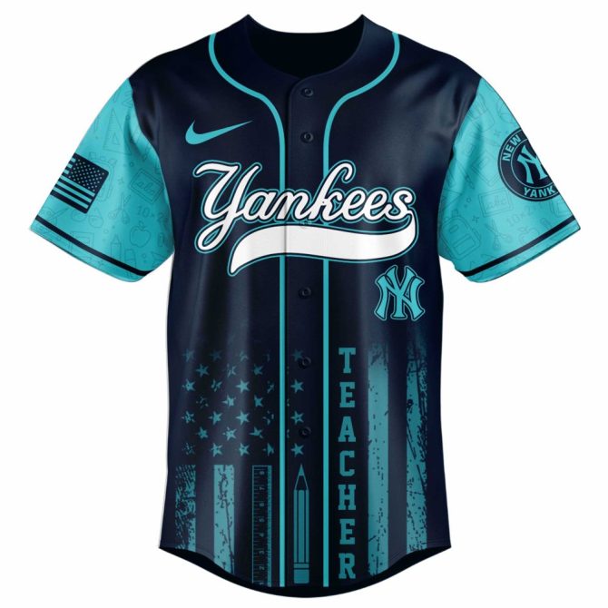 Celebrate Educators: Yankees Teacher Appreciation Jersey – Unique Gift For Baseball Fans! - Image 2