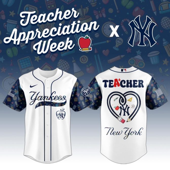 Exclusive Yankees Teacher Appreciation Jersey – Celebrate Educators! Limited Edition