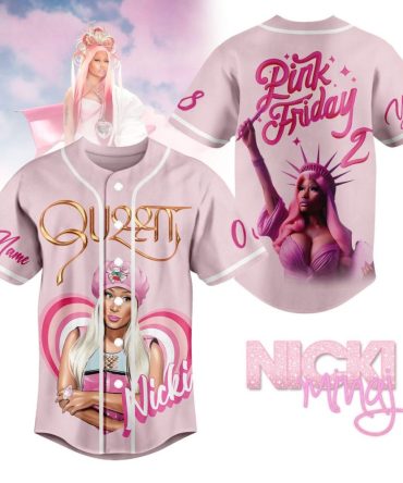 Exclusive Pink Queen Baseball Jersey - Trendy Nicki Design - Limited Edition