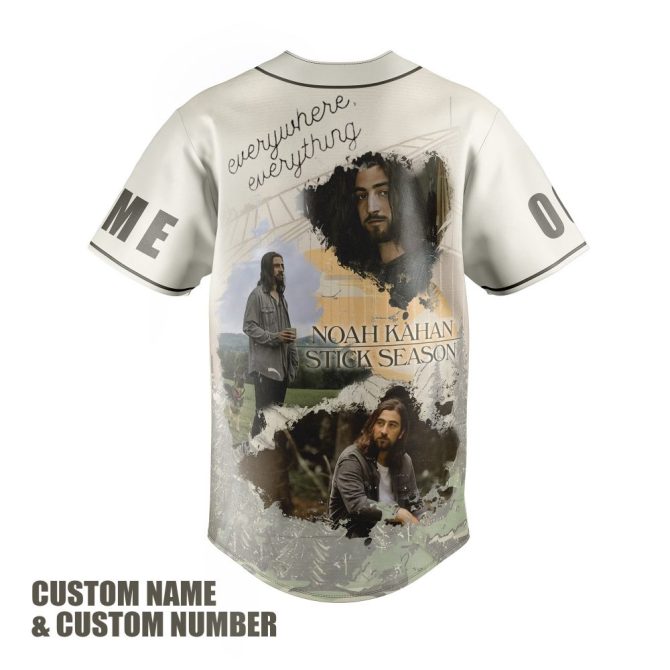Customizable Stick Season Baseball Jersey - Personalize With Name & Number - Image 3