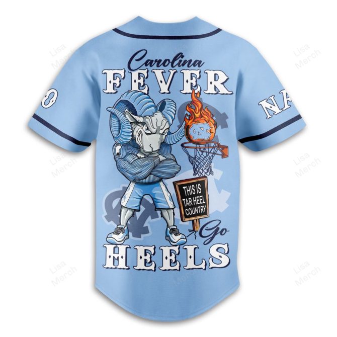 Customize Your Own North Carolina Tar Heels Jersey - Personalized Name & Number - Unique Fan Gear - Image 3