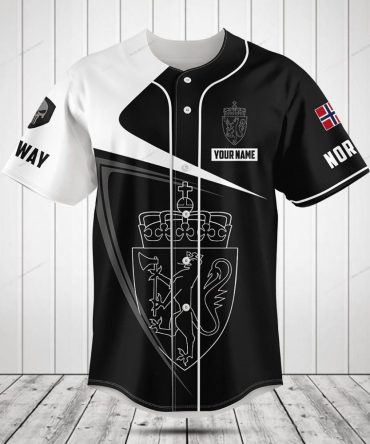 Custom Norway Flag Baseball Jersey – Personalized Sportswear For Fans