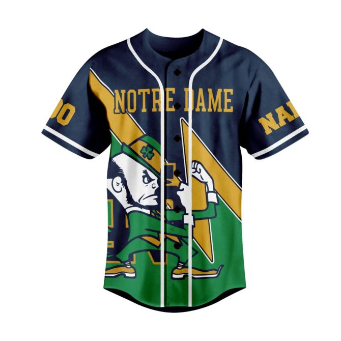 Custom Notre Dame Fighting Irish Jersey - Personalize With Your Name & Number! - Image 2