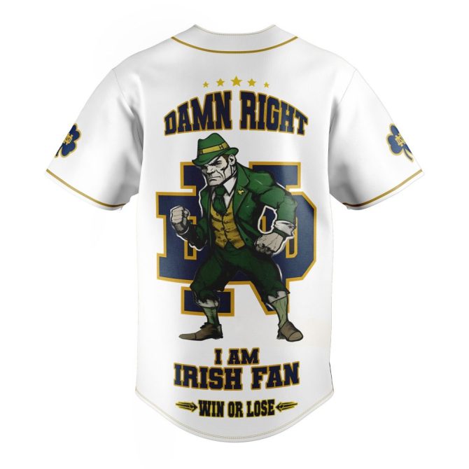Cheer On In Style: Irish Fan Baseball Jersey – Bold Design, Perfect Fit! - Image 3