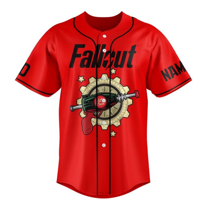 Custom Nuka Cola Baseball Jersey - Buy 1 Get 1 Free! Personalize Your Style Today! - Image 3
