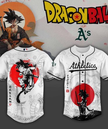Dragon Ball Z Anime Baseball Jersey - Goku Athletic Print - Stylish Fan Apparel