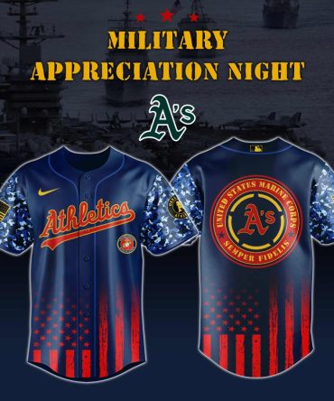 Limited Edition A'S Military Appreciation Jersey – Honor & Style United!