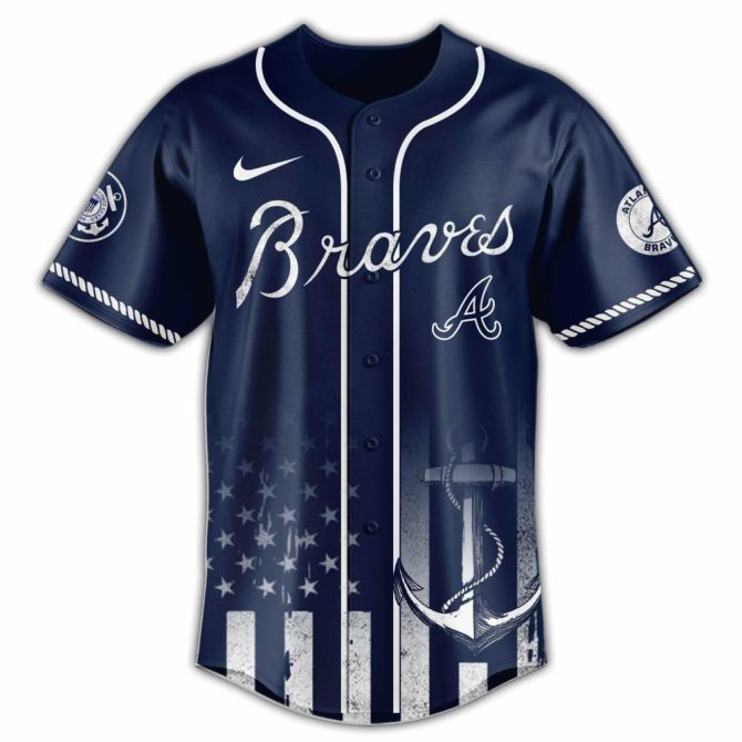 Exclusive Braves Coast Guard Tribute Jersey - Honor The Heroes In Style! - Image 2