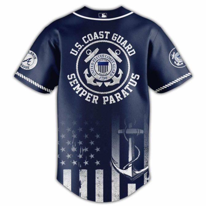 Exclusive Braves Coast Guard Tribute Jersey - Honor The Heroes In Style! - Image 3