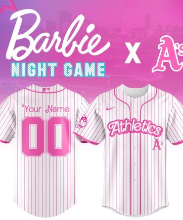 Customizable Pink Athletics Jersey - Barbie Night Game Edition 2023