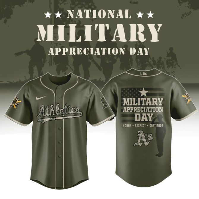 Honor Military Appreciation Day With Exclusive Athletics Jersey – Show Your Support!