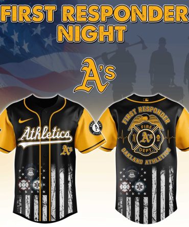 First Responder Night Jersey - Oakland Athletics Tribute - Limited Edition Sportswear
