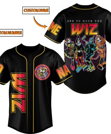 Customizable Rock & Roll Wizard Jersey - Add Your Name & Number!