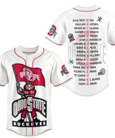 Ohio State Buckeyes Fan Jersey - Custom Names & Logo - Perfect Gift For Supporters