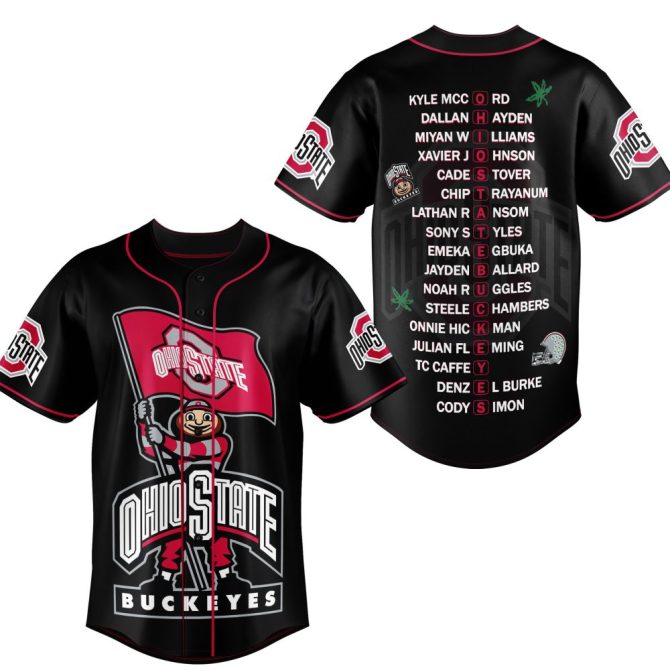 Ohio State Buckeyes Jersey – Custom Fan Apparel With Player Names & Logo Design - Image 2