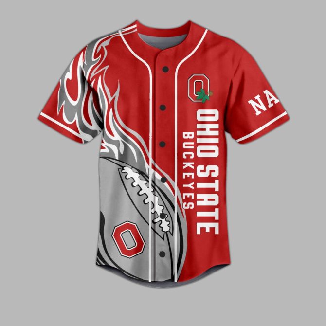 Custom Ohio State Buckeyes Jersey - Personalized Fan Gear For Game Day - Image 2
