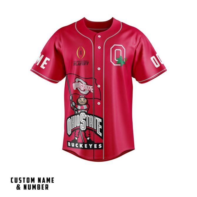 Custom Ohio State Buckeyes Cotton Bowl Jersey - Personalized Name & Number - Limited Edition Fan Gear - Image 2