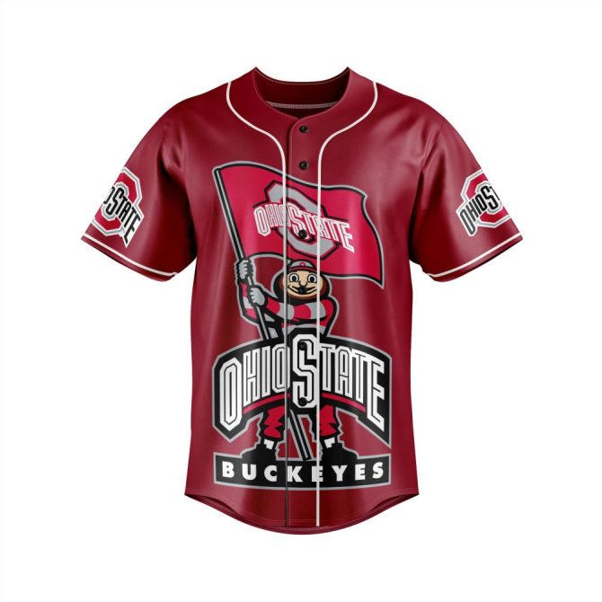 Ohio State Buckeyes Fan Jersey - Custom Names & Logo - Perfect Gift For Supporters - Image 8